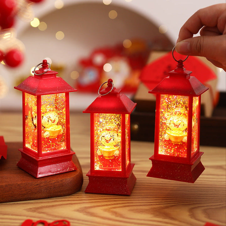Decorative LED Lantern with festive motif