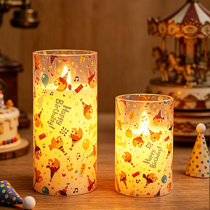 Decorative birthday candles