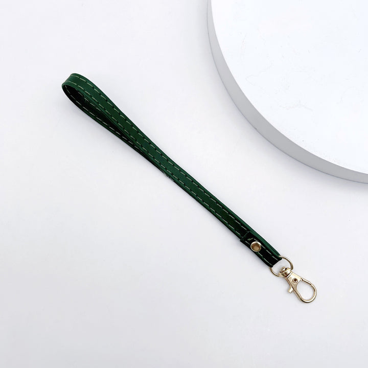 Durable Synthetic Leather Lanyard