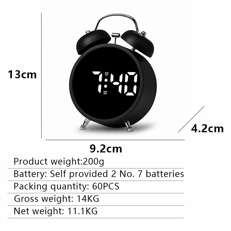 Digital Clock with Large Dial and Alarm Function