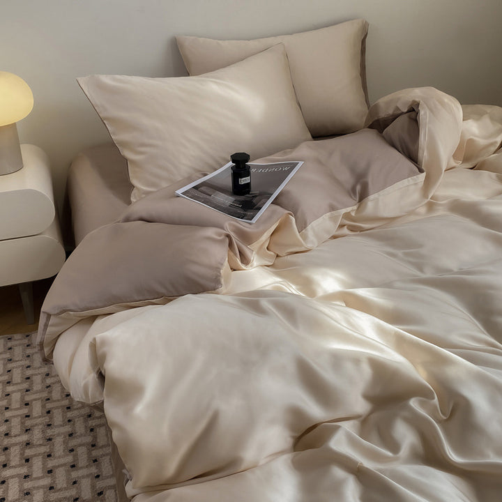 Luxurious Silk Duvet Cover Set