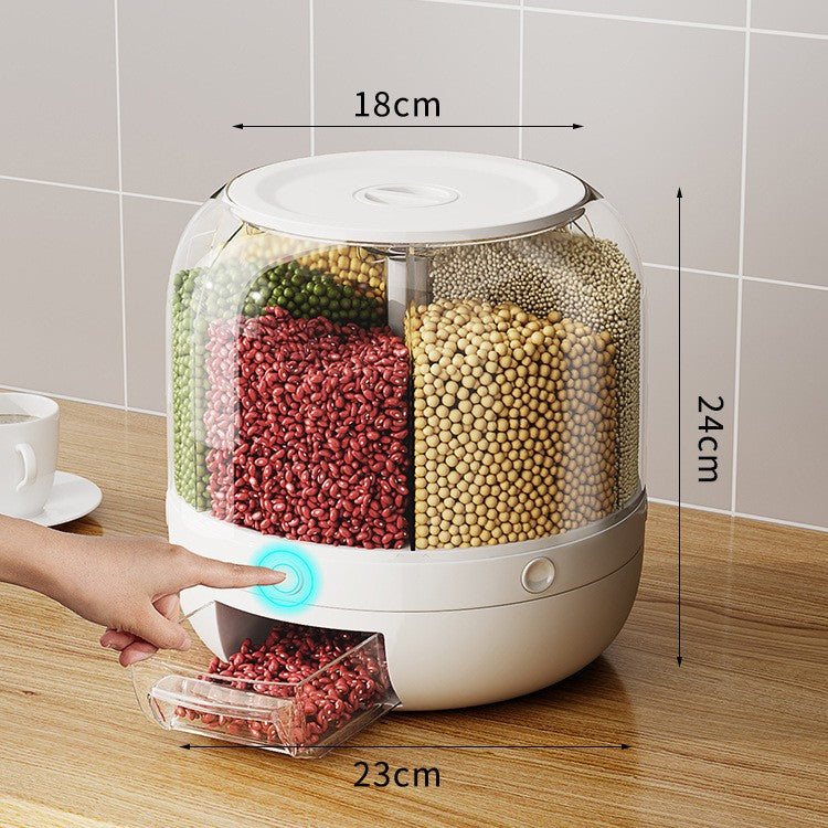 Smart Multi-Compartment Grain Storage Container