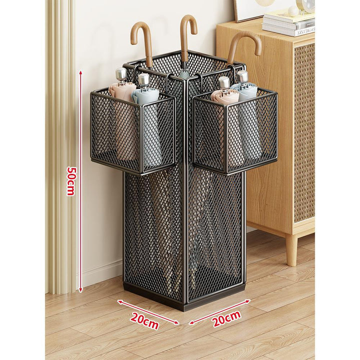 Compact Mesh Entryway Umbrella Holder