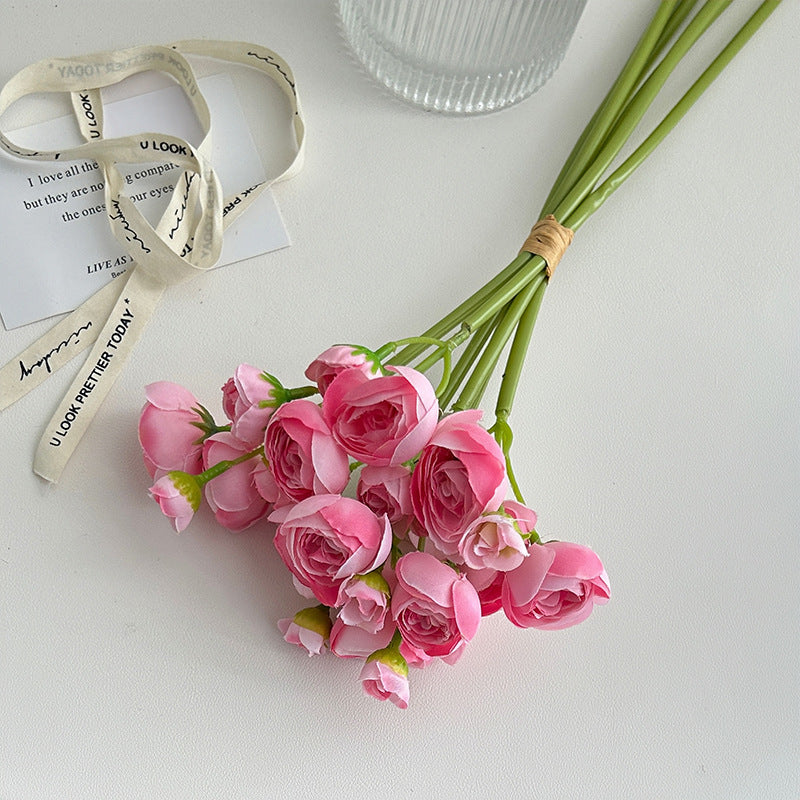 Lifelike Artificial Rose Bouquet