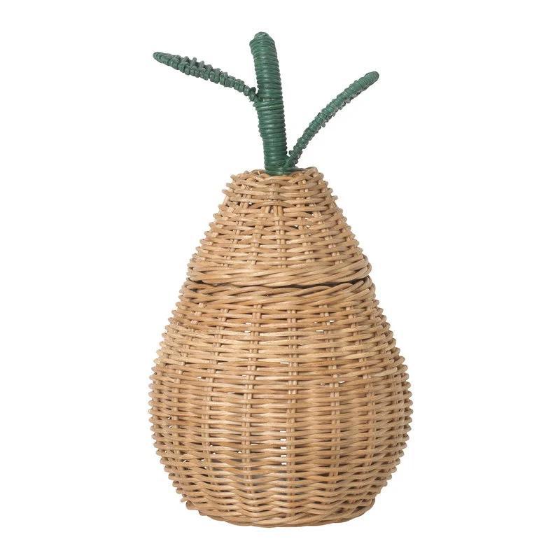 Stylish storage basket in apple design
