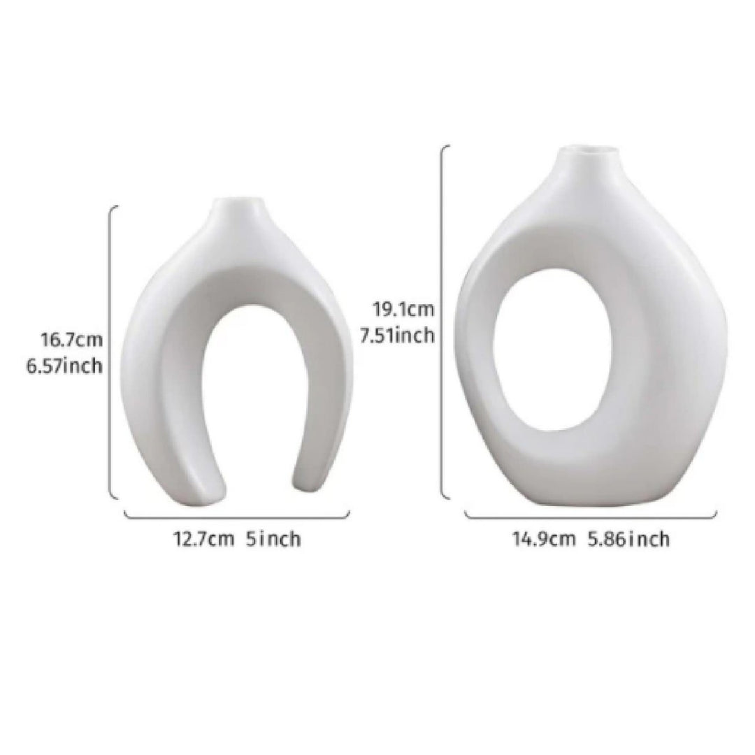 Artistic Abstract Vase Set