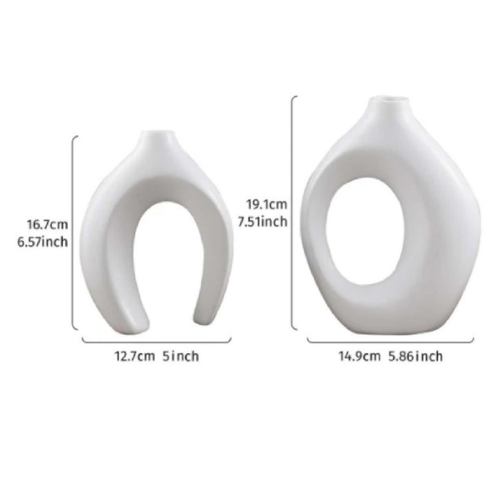 Artistic Abstract Vase Set