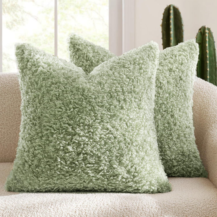 Fluffy Textured Decorative Pillow