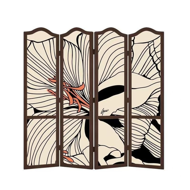 Flower Motif Room Divider