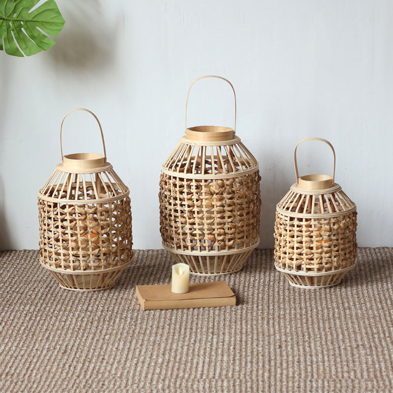Handcrafted Rattan Lantern