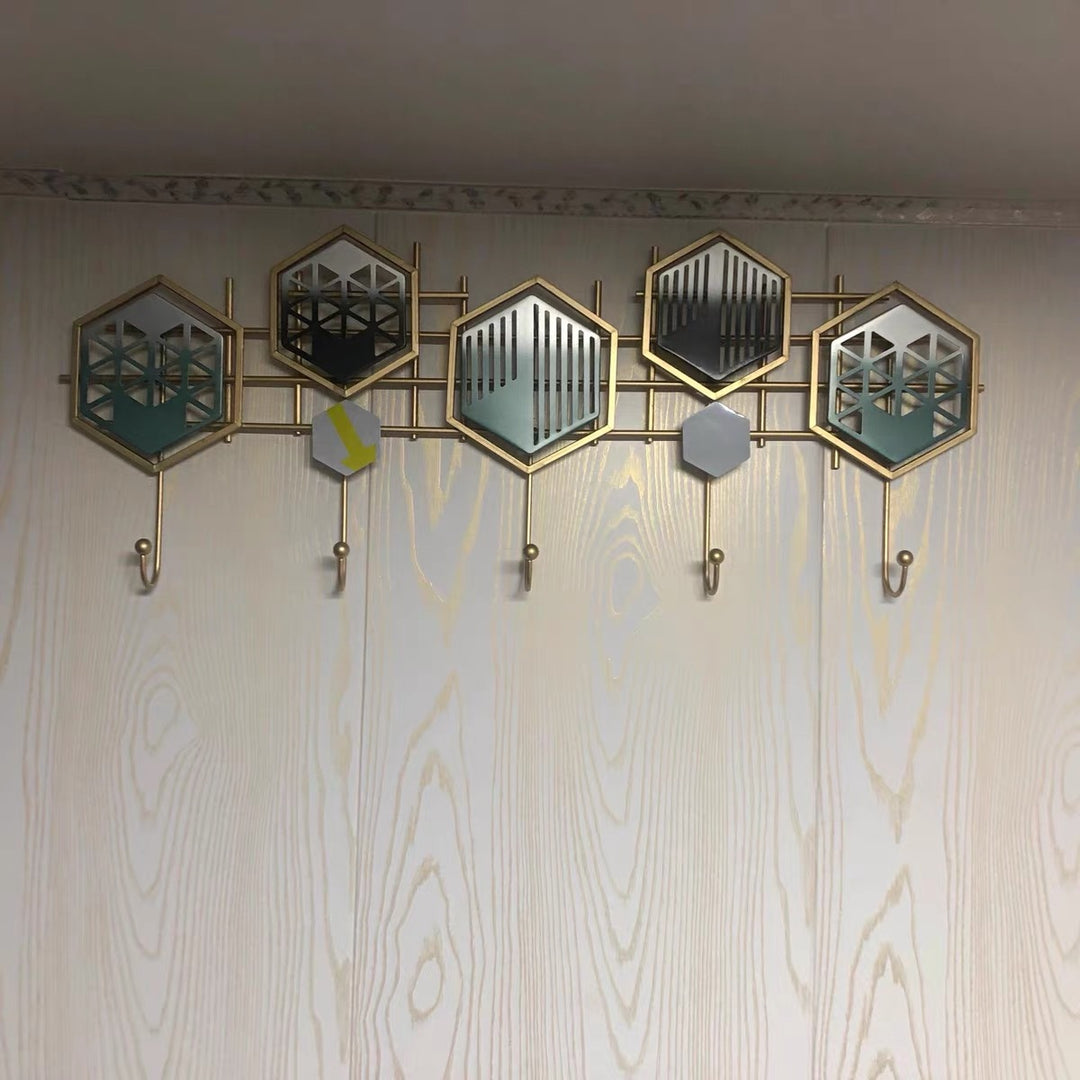 Decorative Leaf Wall Hook Rack
