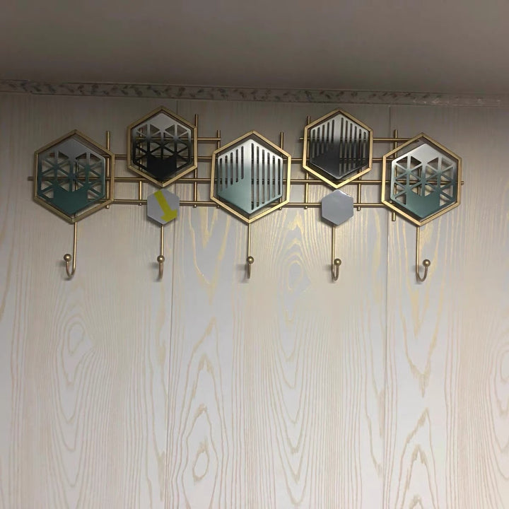 Decorative Leaf Wall Hook Rack