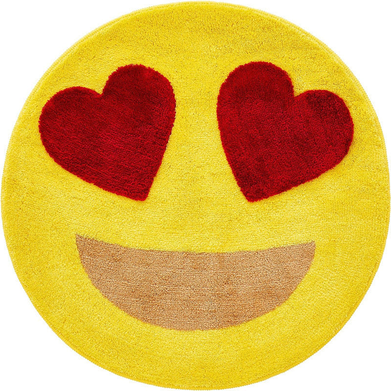 Gaming-Themed Round Plush Area Mat