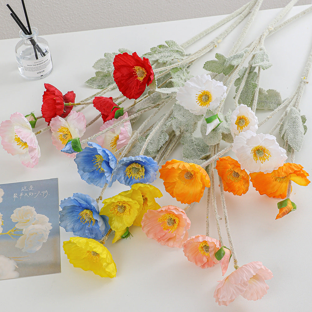 Decorative Art Poppy Bouquet