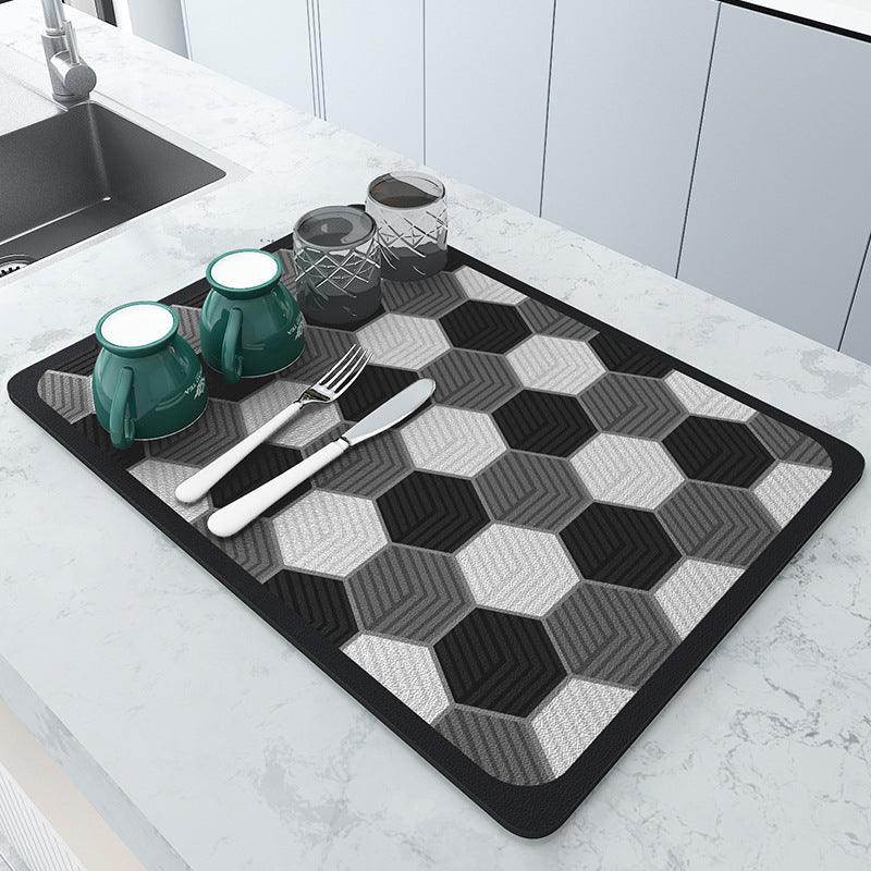 Vintage Mosaic Kitchen Counter Mat