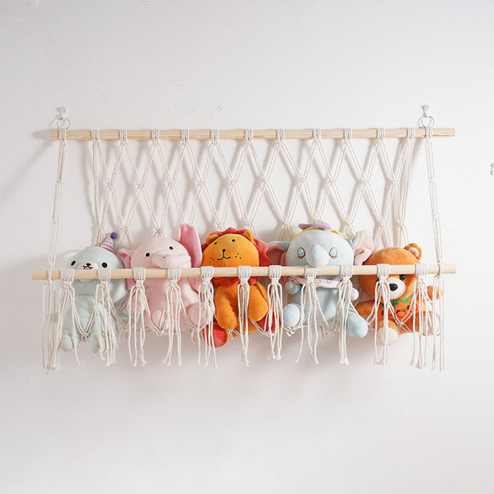 Macrame Toy Storage Hammock