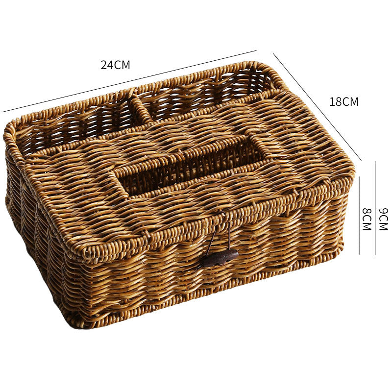 Handwoven Multi-Part Storage Basket