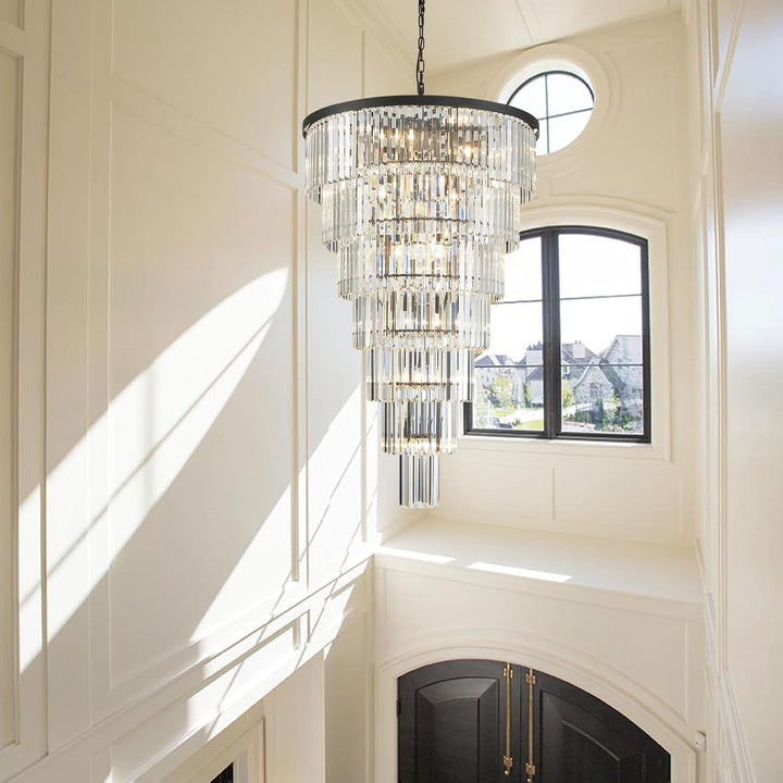 Crystal Architectural Chandelier