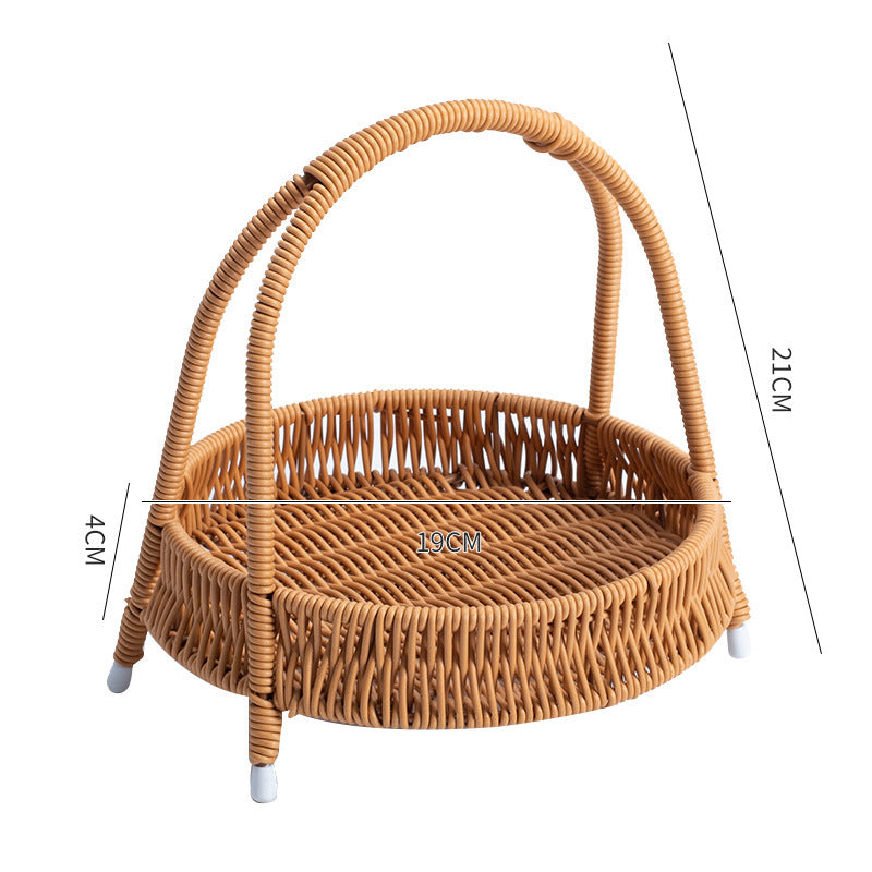 Handcrafted Wicker Storage Basket