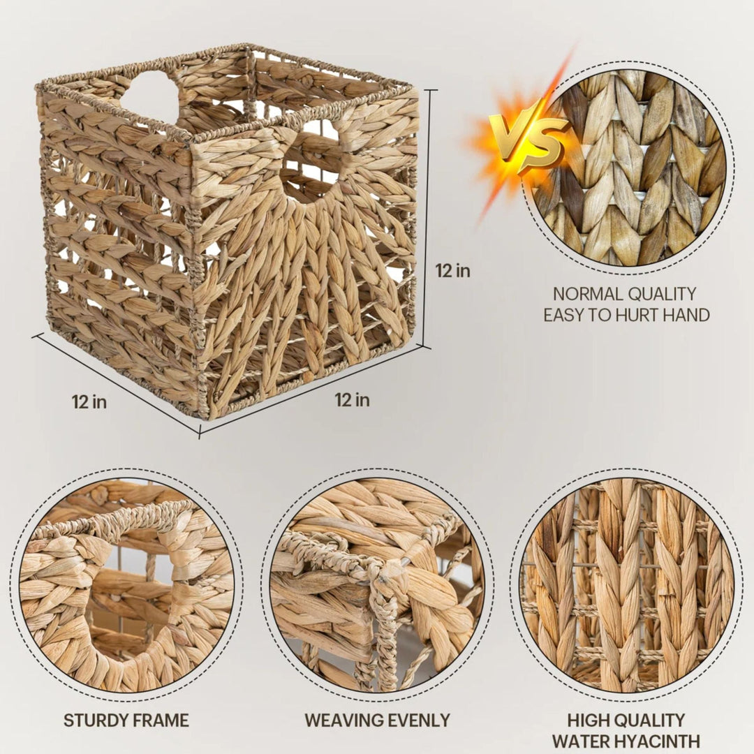 Premium Water Hyacinth Storage Basket