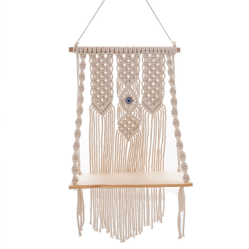 Macrame Decorative Wall Shelf