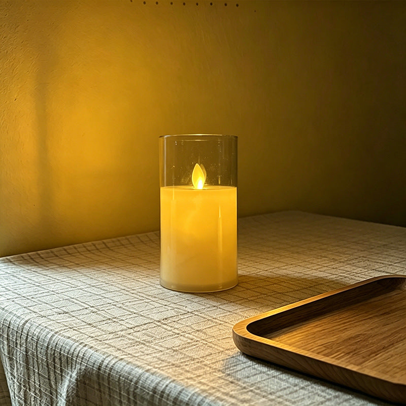 LED Scented Candle with Flame Effect