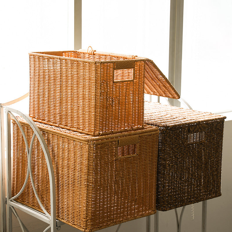 Handcrafted Woven Storage Bucket