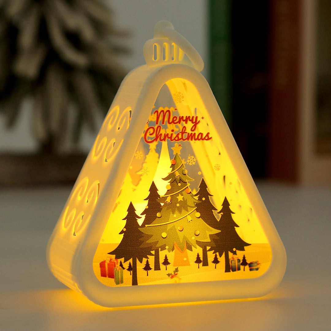 Cheerful decorative lantern