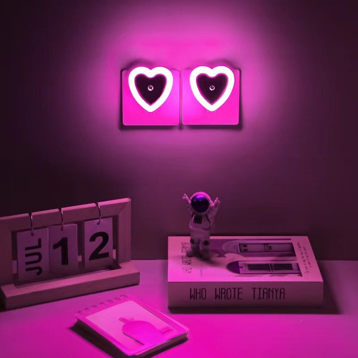 LED Heart-Shaped Night Light