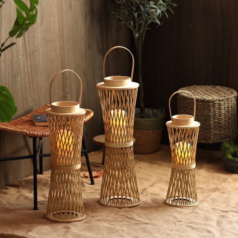 Elegant Lantern made of Rattan