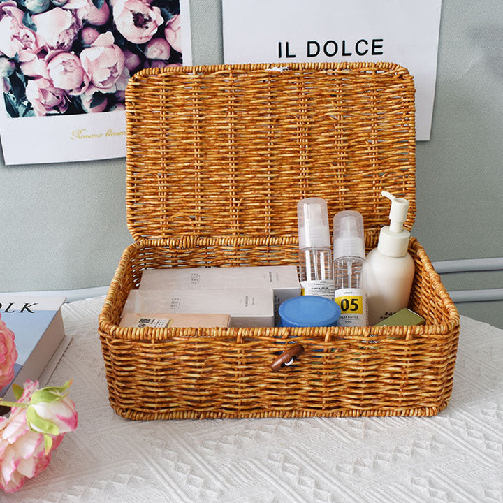 Handwoven Decorative Storage Box