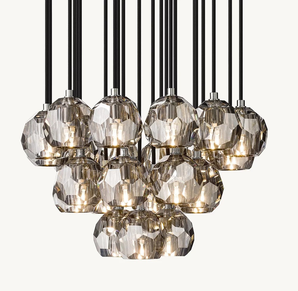Crystal pendant lamp