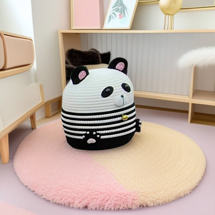 Funny Seat Pouf in Panda Design