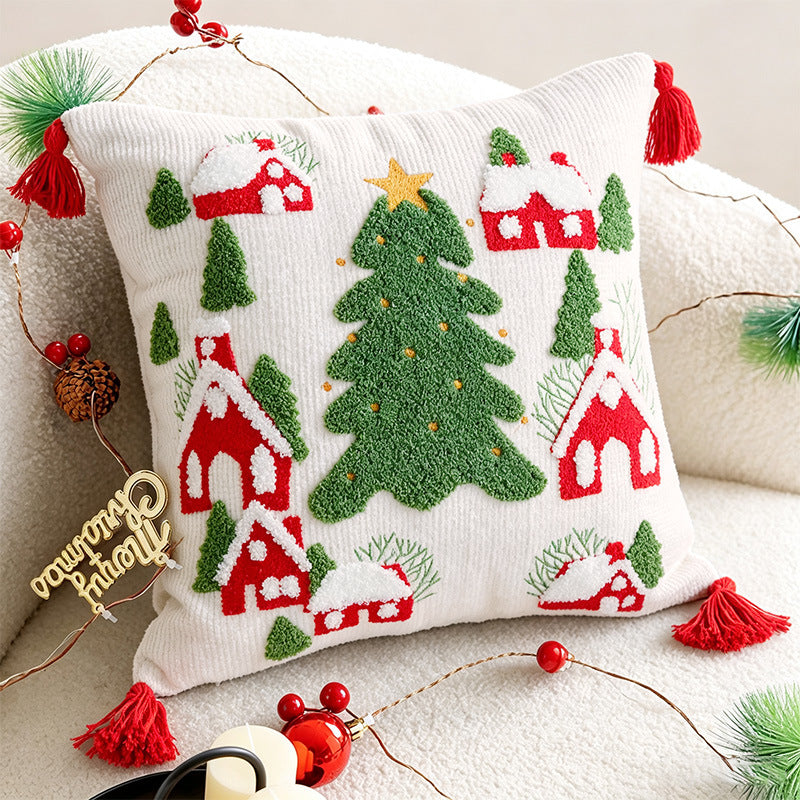 Decorative Christmas Throw Pillow for Festive Home Decor