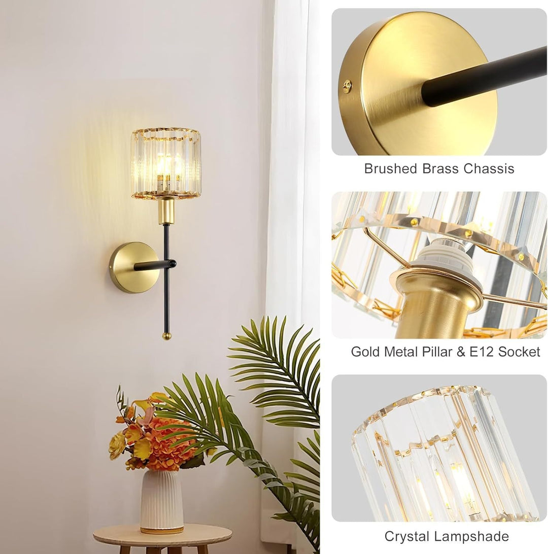 Elegant Crystal Wall Light