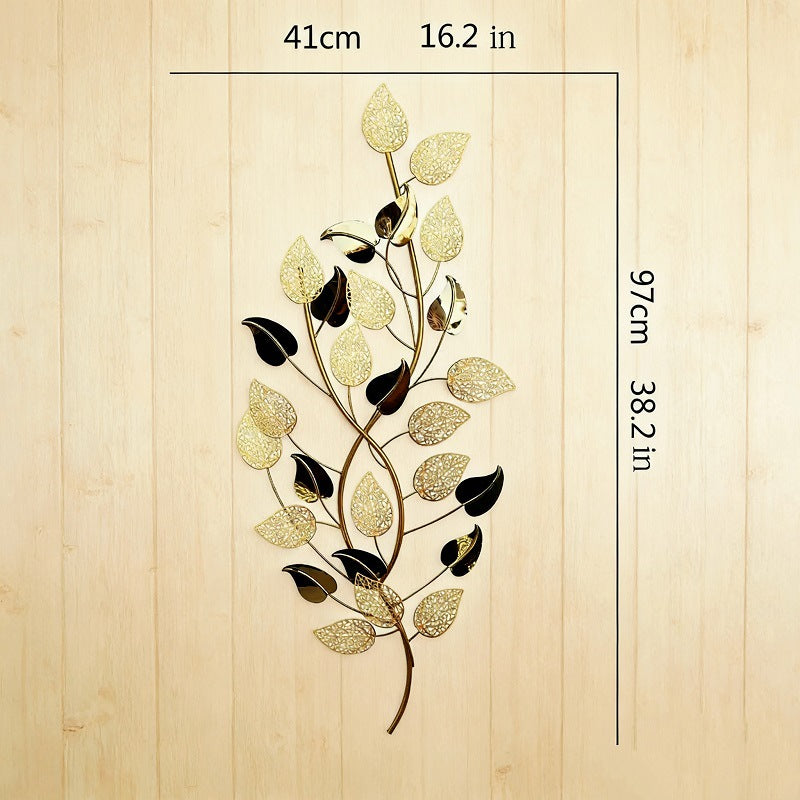 Wall-Mounted Leaf Sculpture