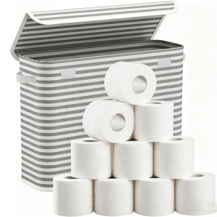 Multifunctional laundry storage box with bamboo lid