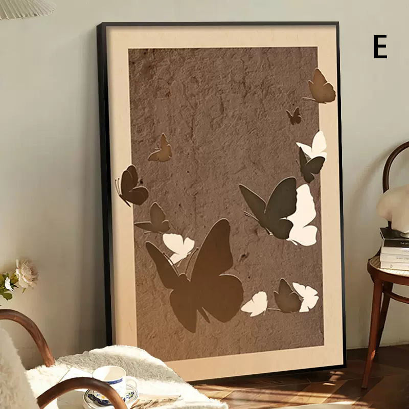 Floral Textured Framed Wall Art