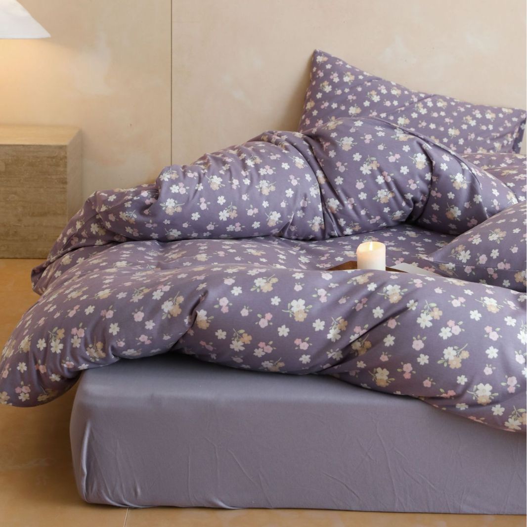Decorative Floral Print Bedding Set Avarnia