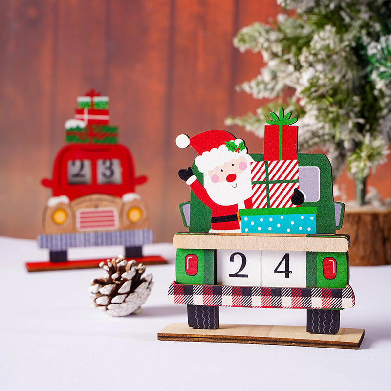 Advent calendar with Santa Claus motif