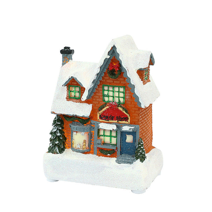 Decorative Christmas lighting with LED house design