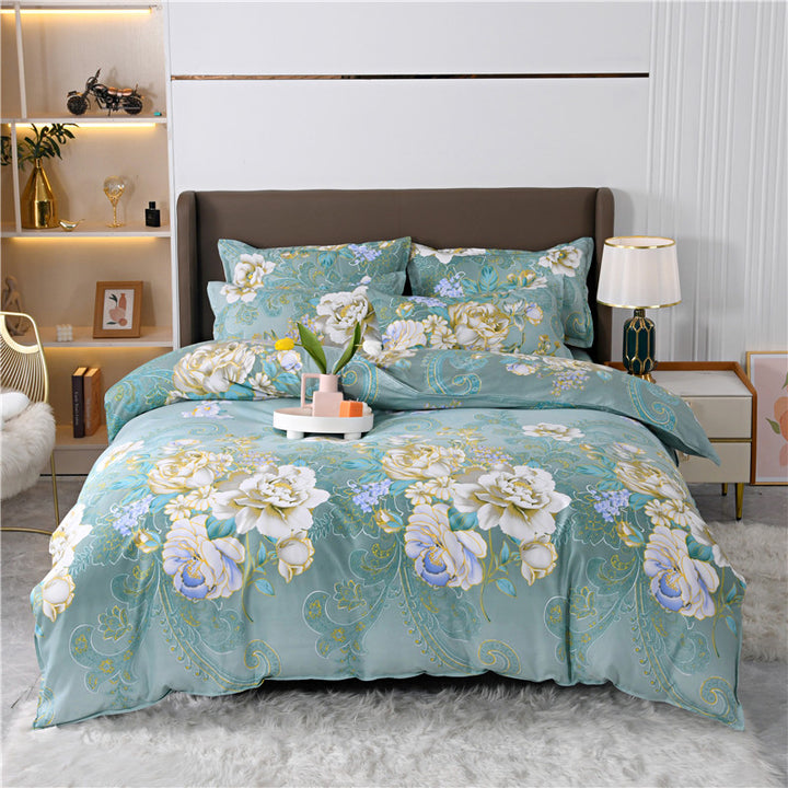 Floral Patterned Duvet Cover Set