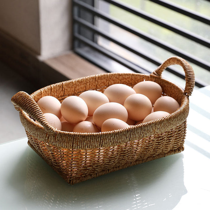 Handcrafted Decorative Woven Storage Basket