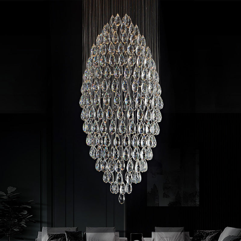 Crystal Cascade Chandelier