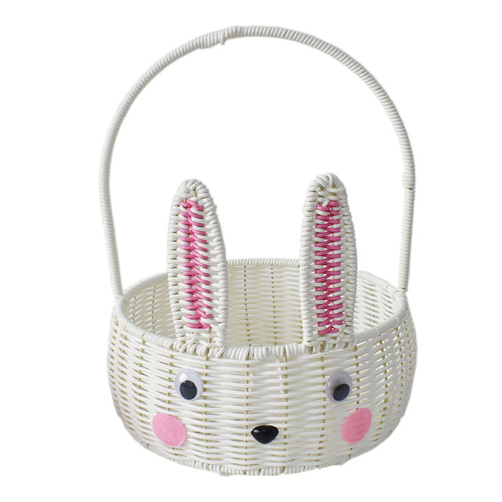 Bunny-Shaped Decorative Storage Basket