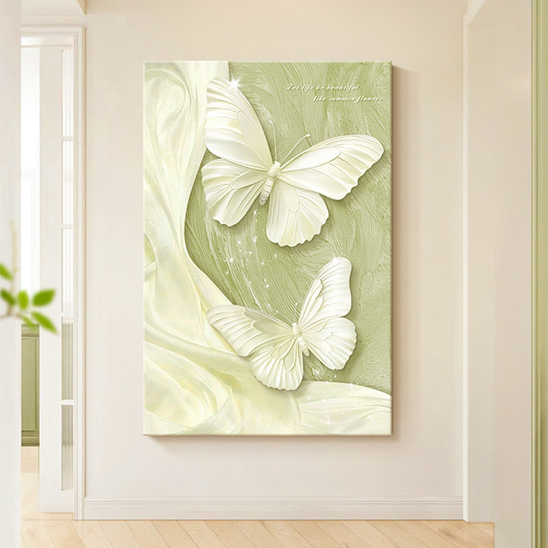 Elegant Butterfly and Floral Wall Art