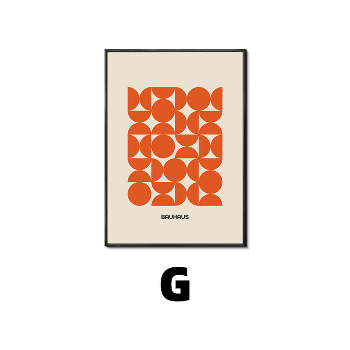 Bauhaus Geometric Wall Art Print