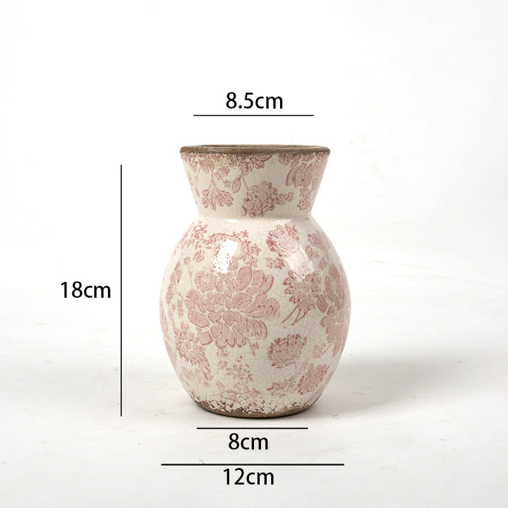 Floral Ceramic Vase