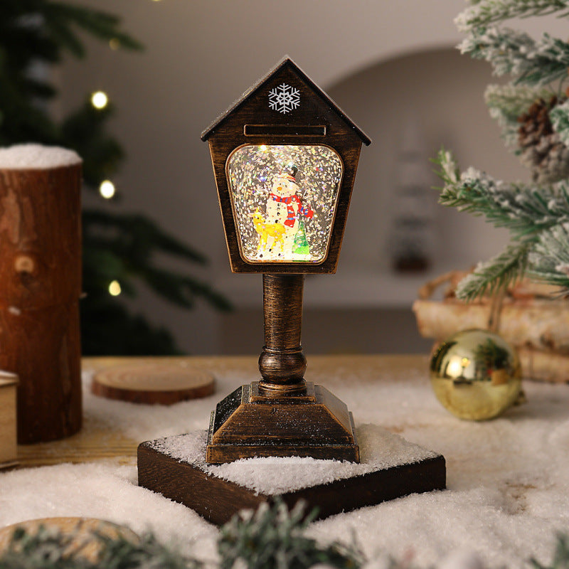 Illuminated Christmas lantern