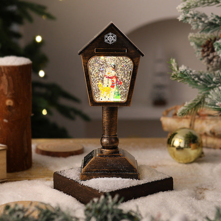Illuminated Christmas lantern